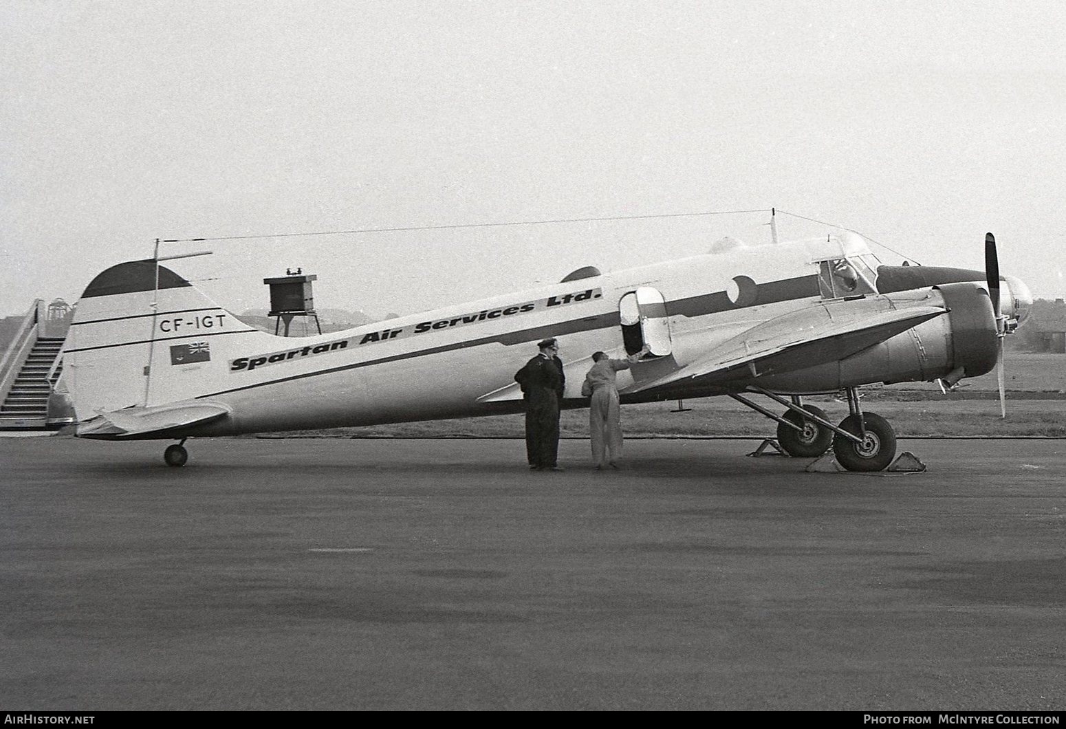 Aircraft Photo of CF-IGT | Avro 652A Anson V | Spartan Air Services | AirHistory.net #615804