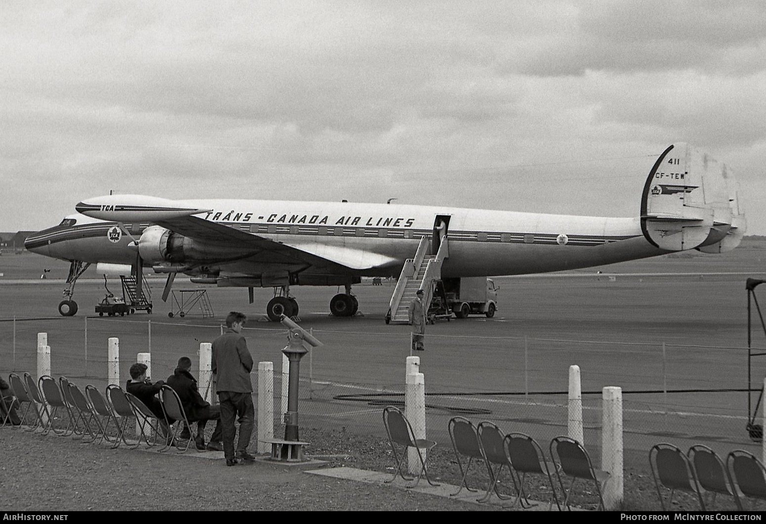 Aircraft Photo of CF-TEW | Lockheed L-1049G Super Constellation | Trans-Canada Air Lines - TCA | AirHistory.net #615815