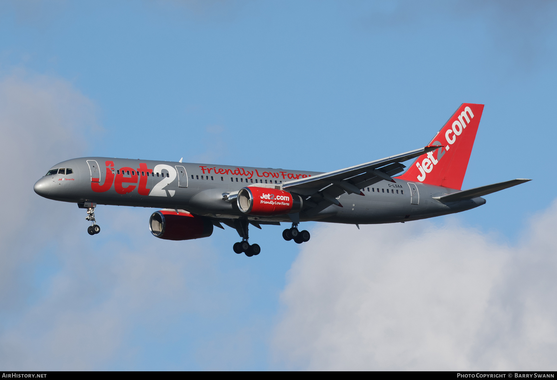 Aircraft Photo of G-LSAA | Boeing 757-236 | Jet2 | AirHistory.net #615822