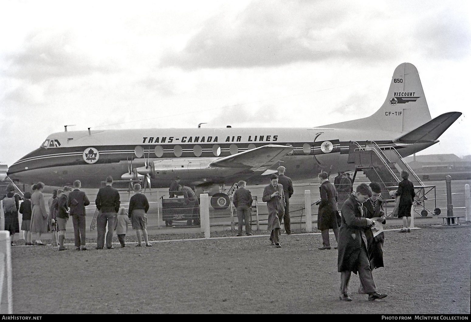Aircraft Photo of CF-TIF | Vickers 757 Viscount | Trans-Canada Air Lines - TCA | AirHistory.net #615841