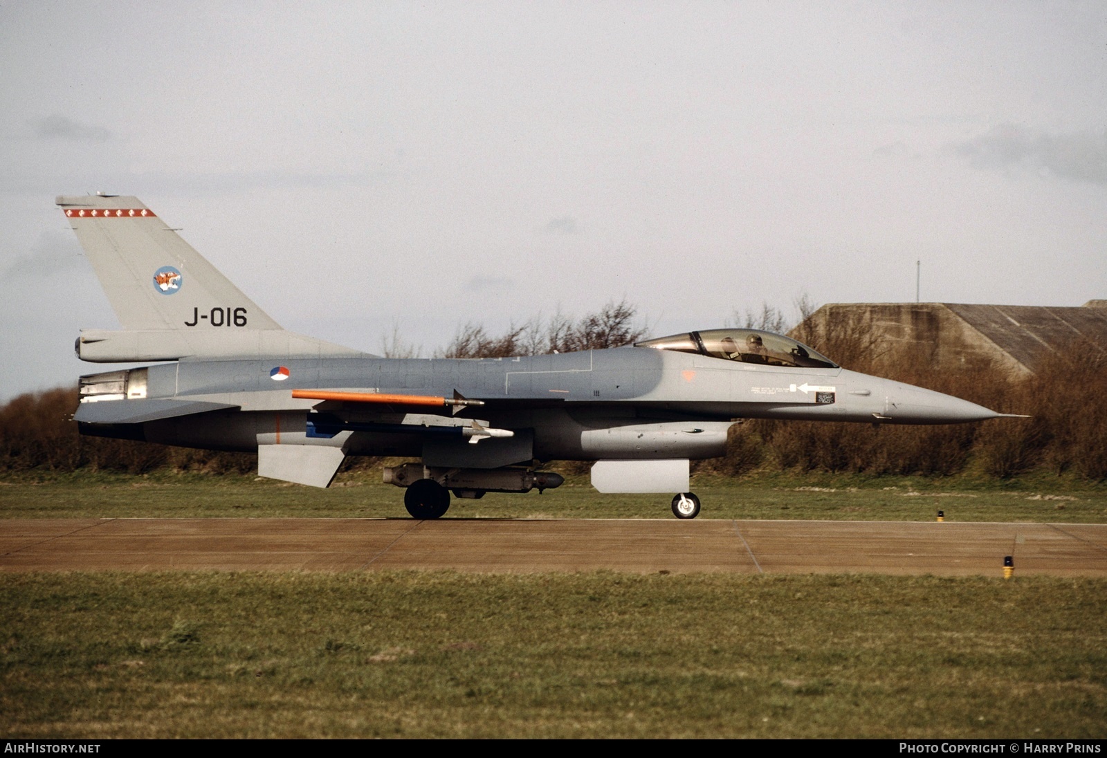 Aircraft Photo of J-016 | General Dynamics F-16A Fighting Falcon | Netherlands - Air Force | AirHistory.net #615862