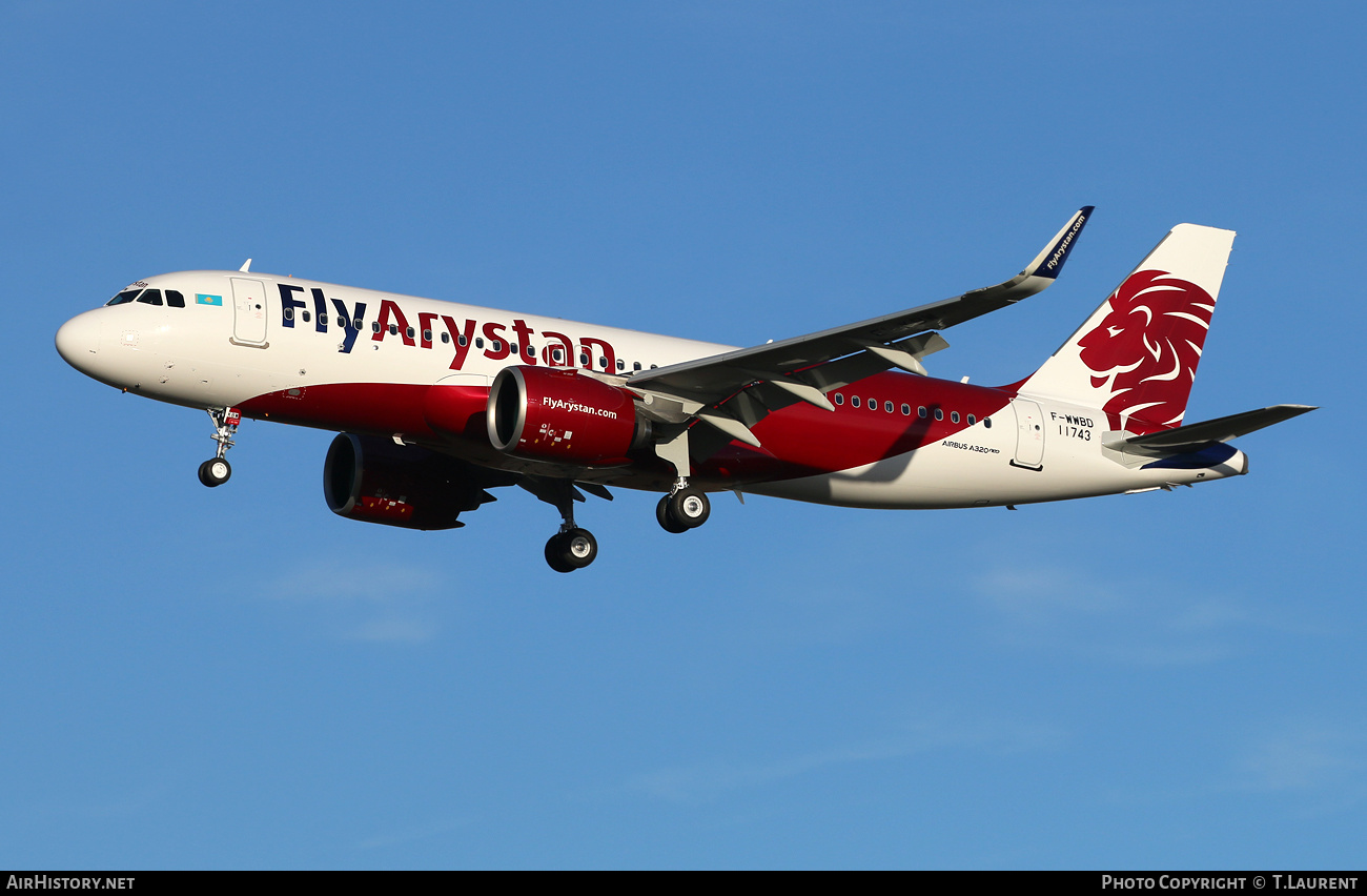 Aircraft Photo of F-WWBD | Airbus A320-271N | FlyArystan | AirHistory.net #615871