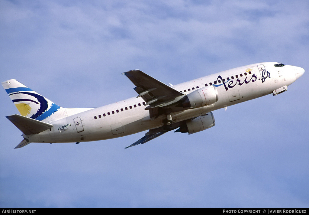 Aircraft Photo of F-GNFD | Boeing 737-36E | Aeris | AirHistory.net #615880