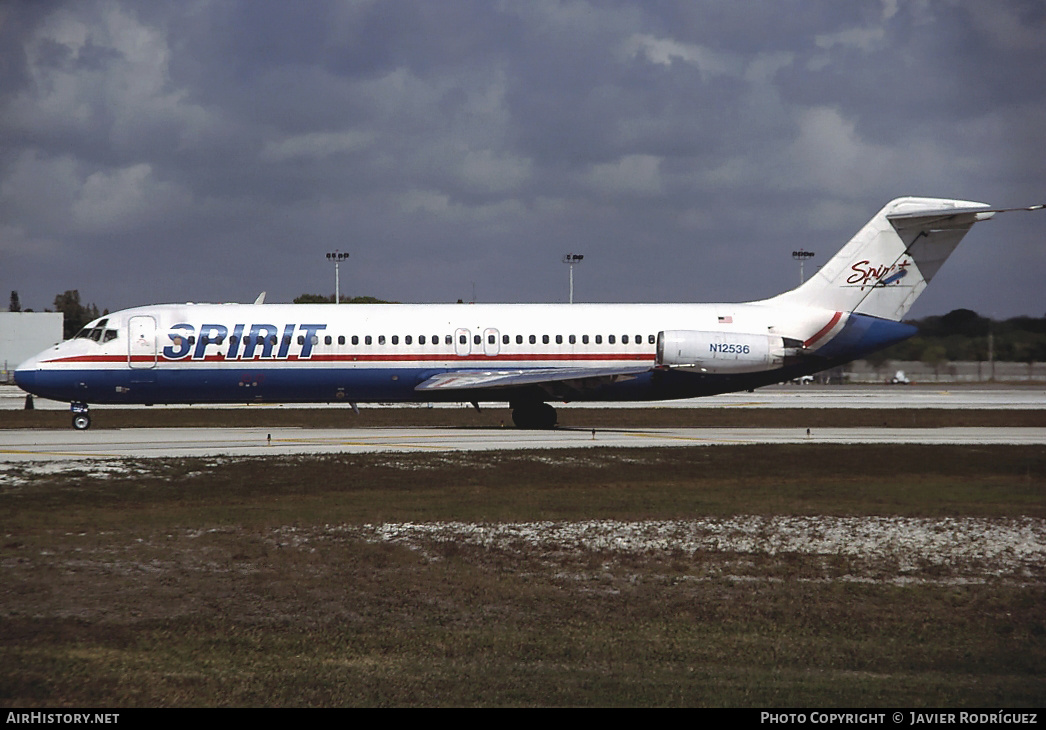 Aircraft Photo of N12536 | McDonnell Douglas DC-9-32 | Spirit Airlines | AirHistory.net #615885