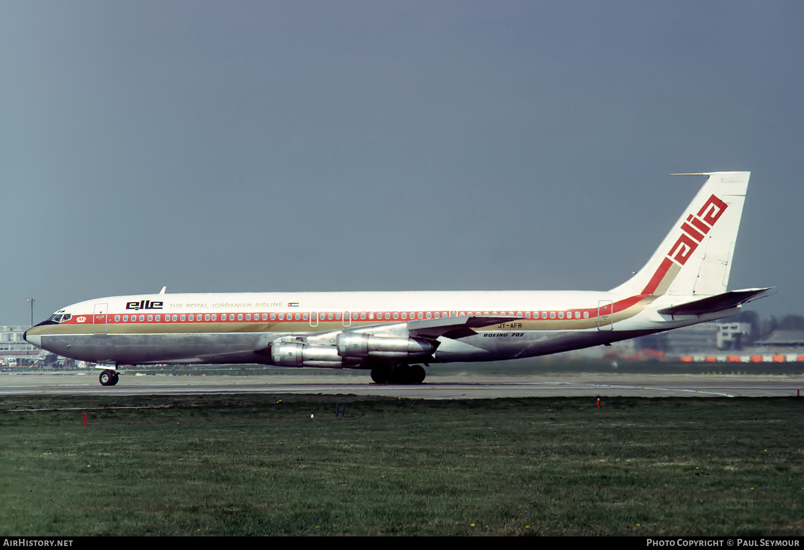 Aircraft Photo of JY-AFR | Boeing 707-344C | Alia - The Royal Jordanian Airline | AirHistory.net #615887