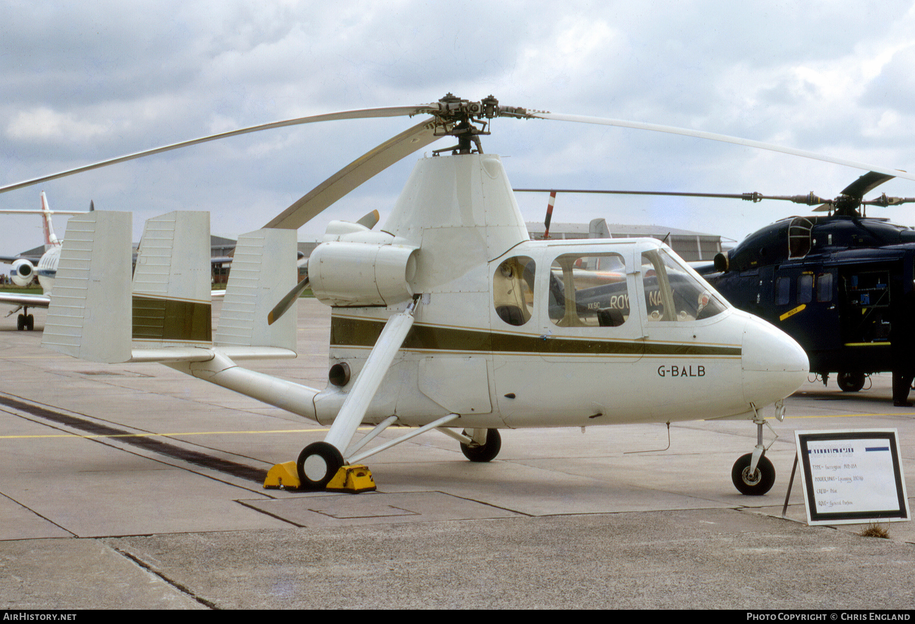 Aircraft Photo of G-BALB | Air and Space 18A Gyroplane | AirHistory.net #615937