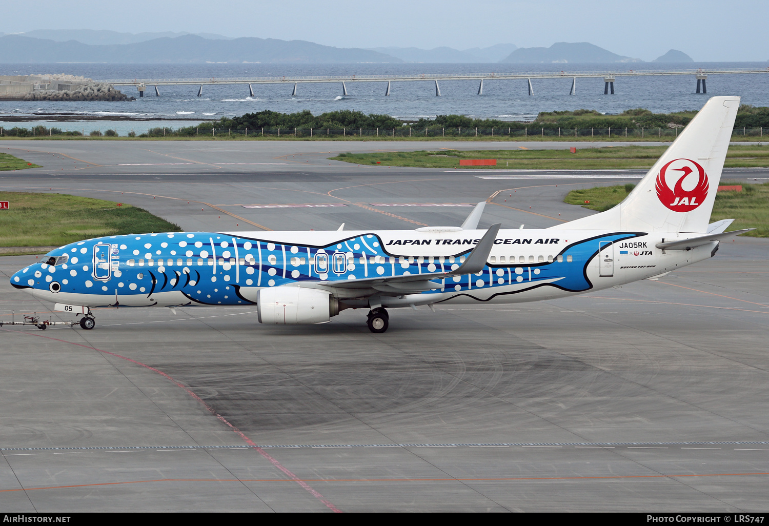 Aircraft Photo of JA05RK | Boeing 737-800 | Japan TransOcean Air - JTA | AirHistory.net #615961