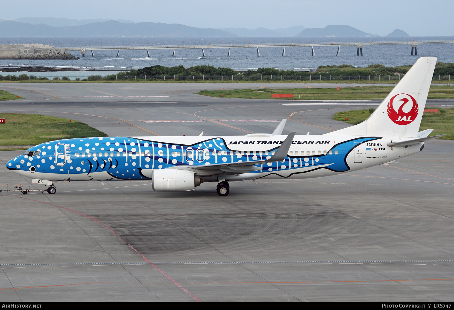 Aircraft Photo of JA05RK | Boeing 737-800 | Japan TransOcean Air - JTA | AirHistory.net #615961