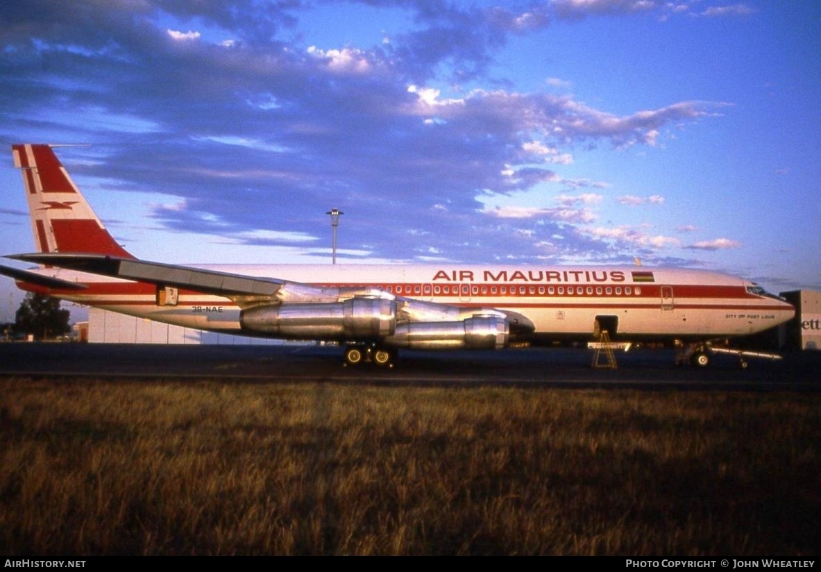 Aircraft Photo of 3B-NAE | Boeing 707-344B | Air Mauritius | AirHistory.net #616042