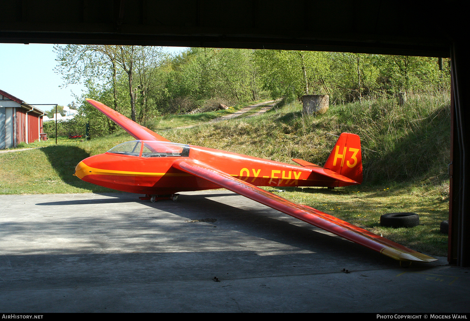 Aircraft Photo of OY-FHX | Scheibe Bergfalke III | AirHistory.net #616051