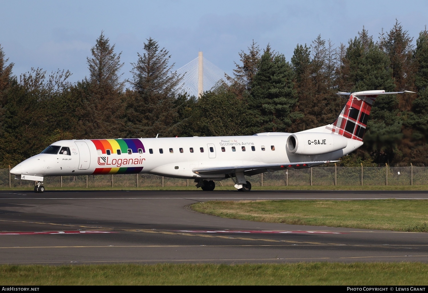 Aircraft Photo of G-SAJE | Embraer ERJ-145EP (EMB-145EP) | Loganair | AirHistory.net #616067