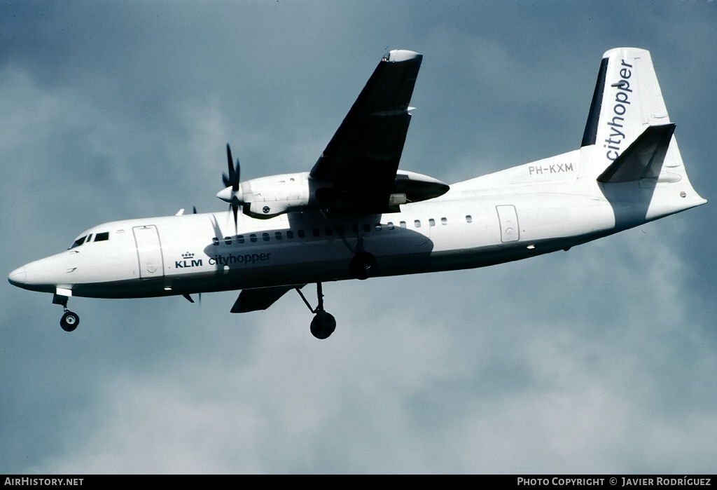 Aircraft Photo of PH-KXM | Fokker 50 | KLM Cityhopper | AirHistory.net #616069