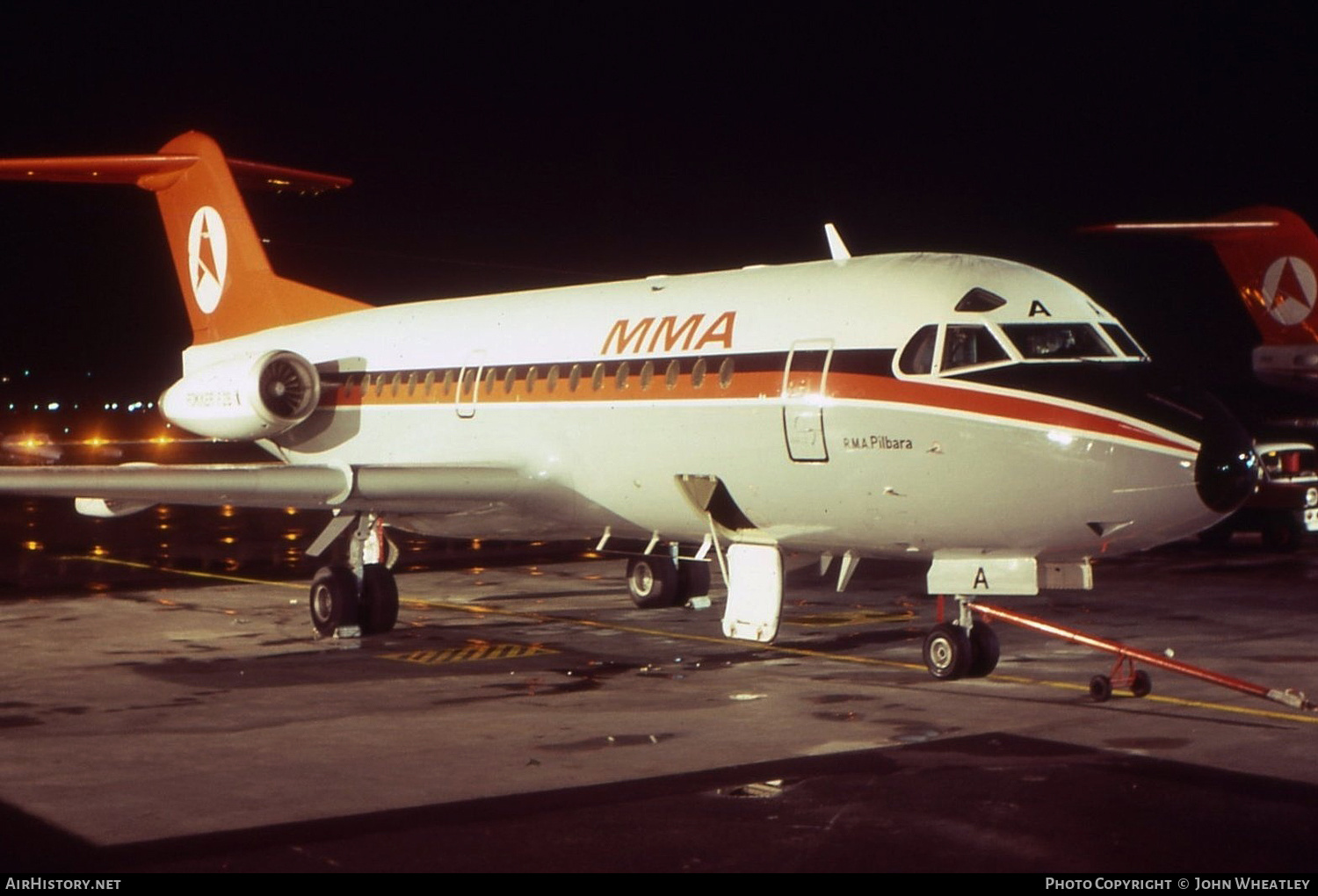 Aircraft Photo of VH-FKA | Fokker F28-1000 Fellowship | MacRobertson Miller Airlines - MMA | AirHistory.net #616071
