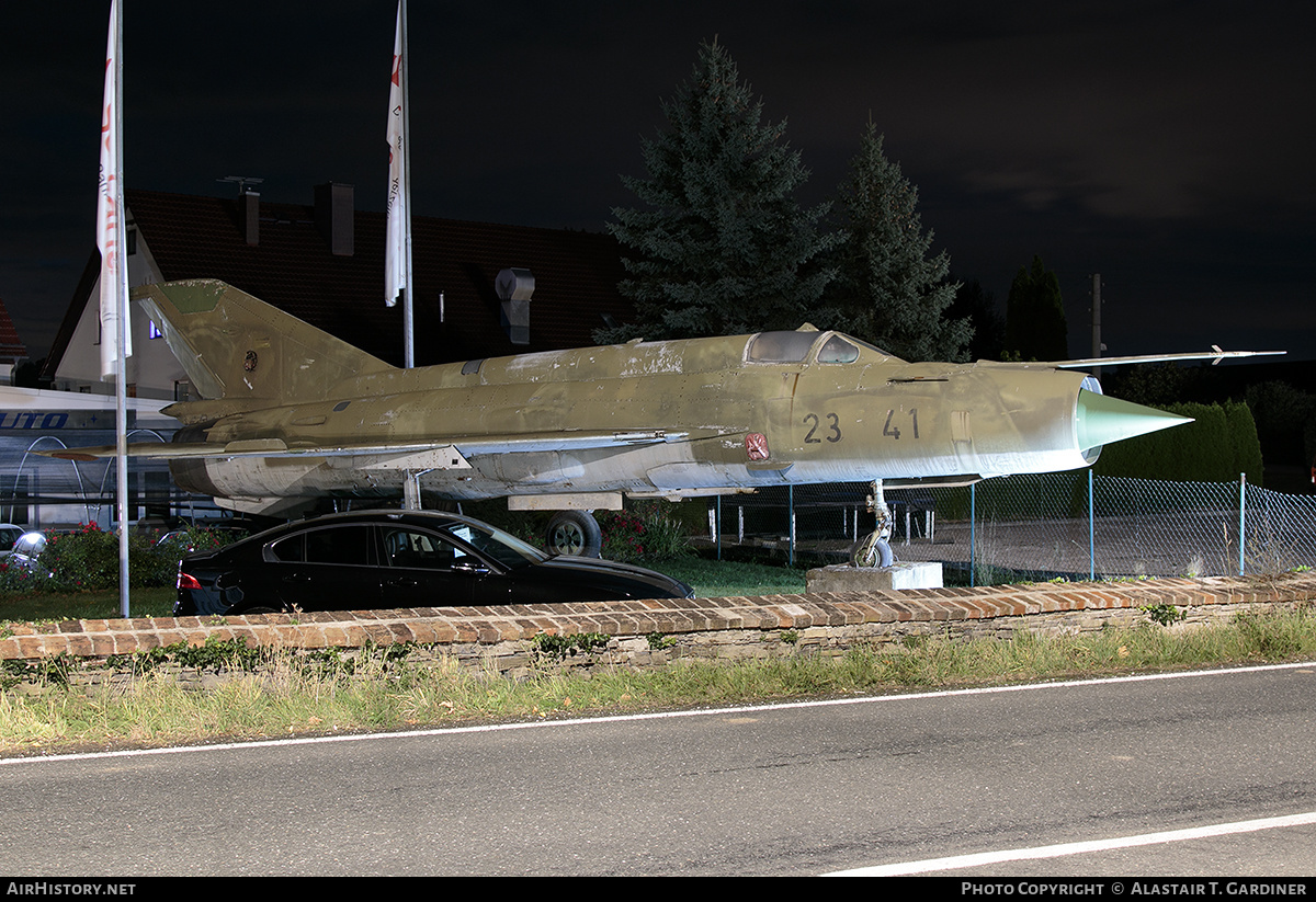 Aircraft Photo of 2341 | Mikoyan-Gurevich MiG-21MF | Germany - Air Force | AirHistory.net #616074
