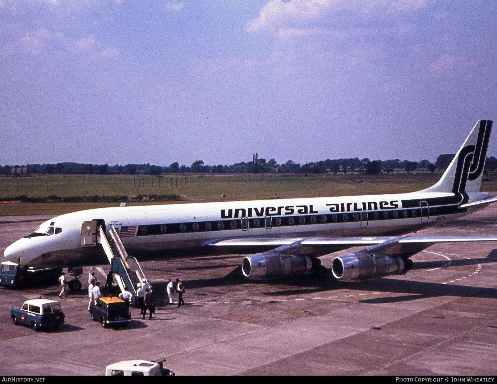 Aircraft Photo of N805U | Douglas DC-8-55CF Jet Trader | Universal Airlines | AirHistory.net #616089