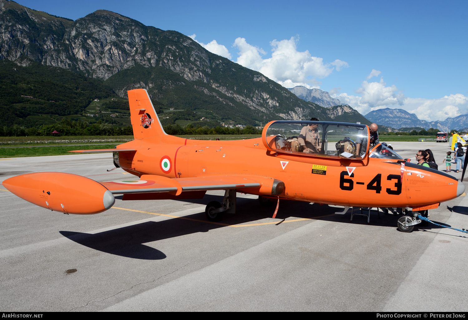 Aircraft Photo of I-RVEG / MM54168 | Aermacchi MB-326E | Italy - Air Force | AirHistory.net #616101