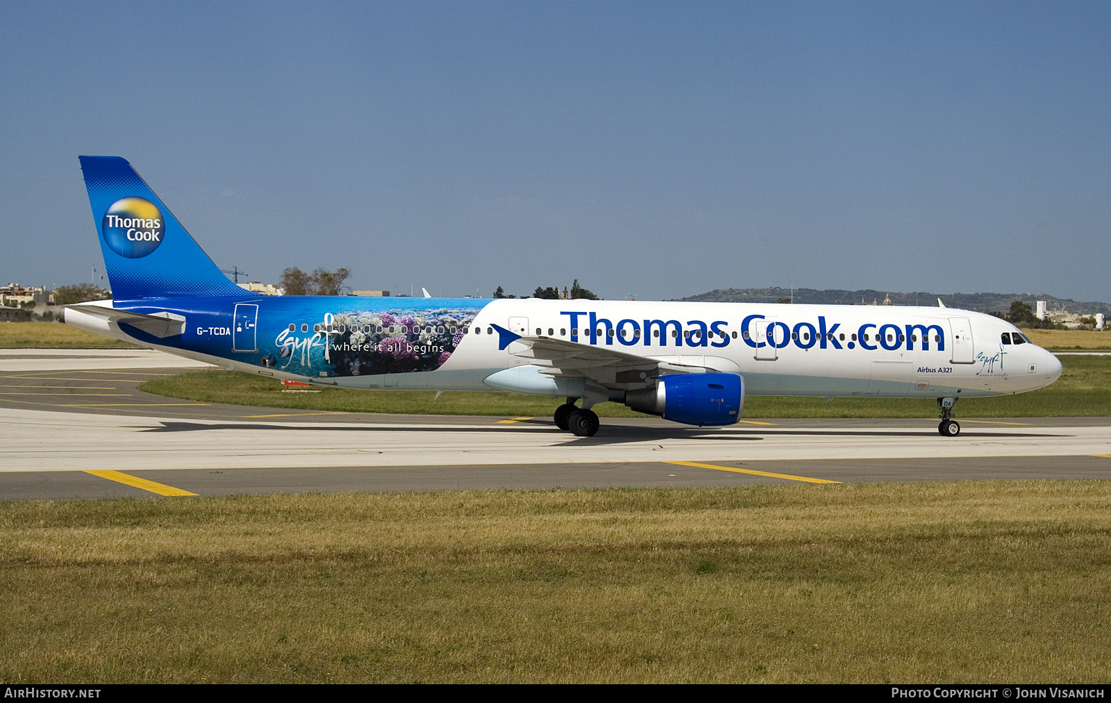 Aircraft Photo of G-TCDA | Airbus A321-211 | Thomas Cook Airlines | AirHistory.net #616136