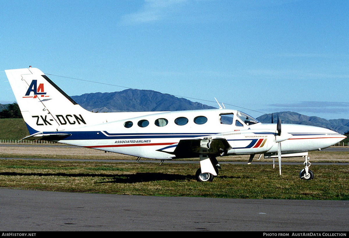 Aircraft Photo of ZK-DCN | Cessna 421C Golden Eagle | Associated Airlines - AA | AirHistory.net #616143