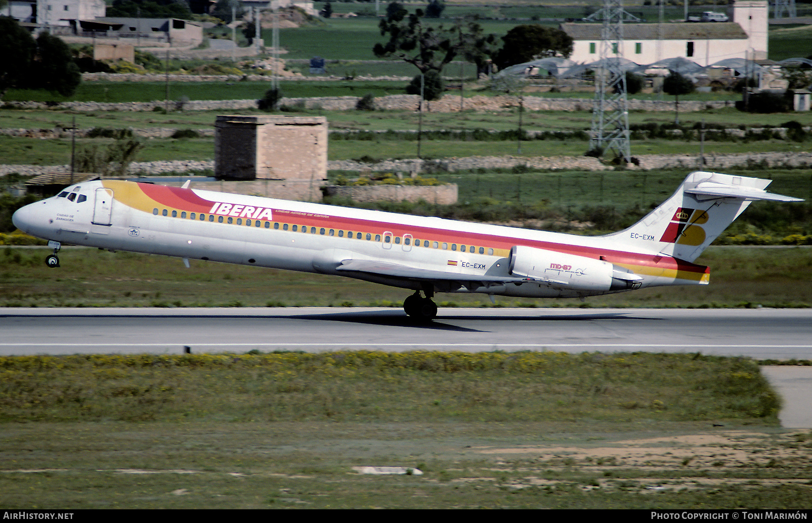 Aircraft Photo of EC-EXM | McDonnell Douglas MD-87 (DC-9-87) | Iberia | AirHistory.net #616151