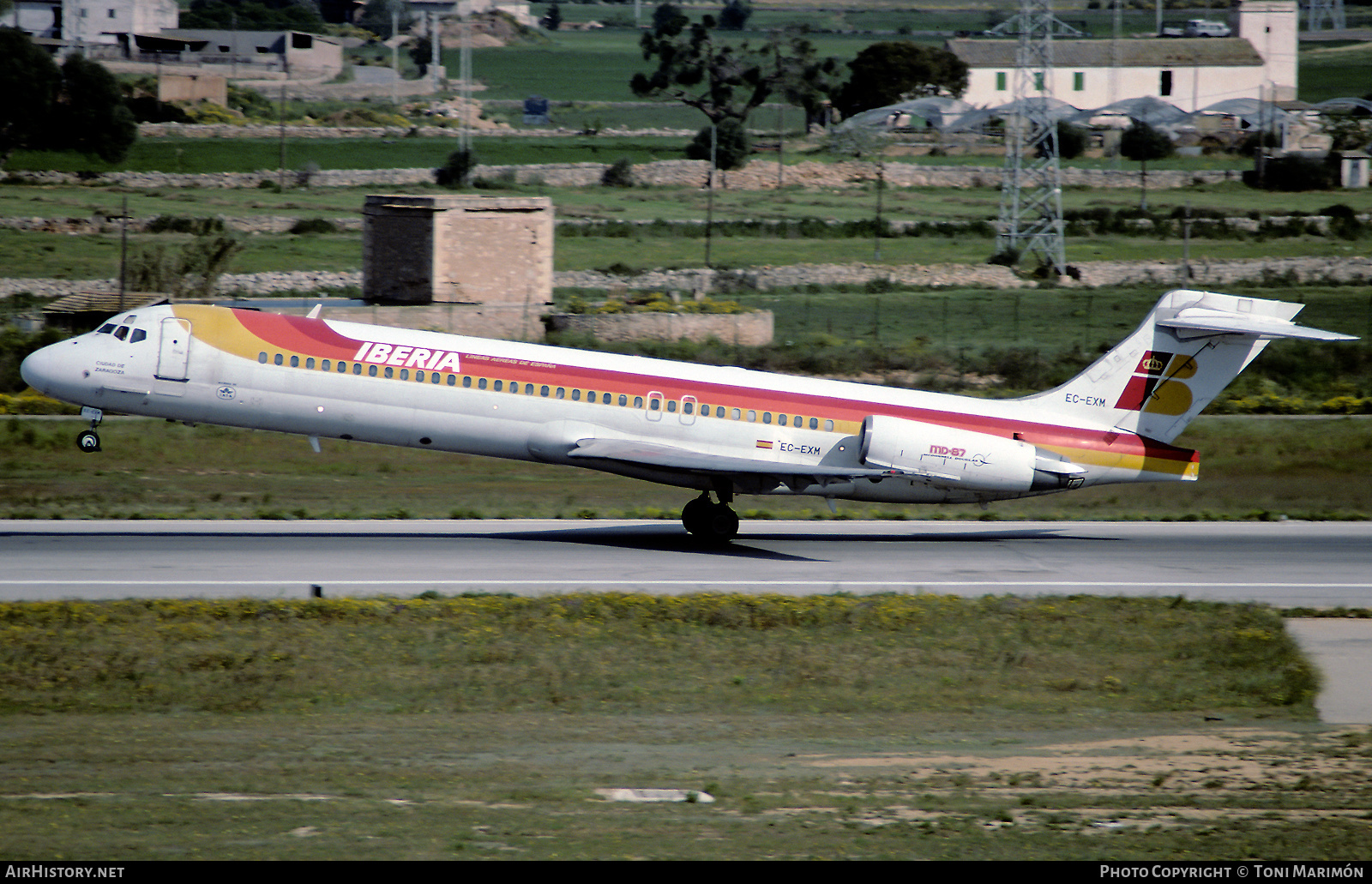 Aircraft Photo of EC-EXM | McDonnell Douglas MD-87 (DC-9-87) | Iberia | AirHistory.net #616151