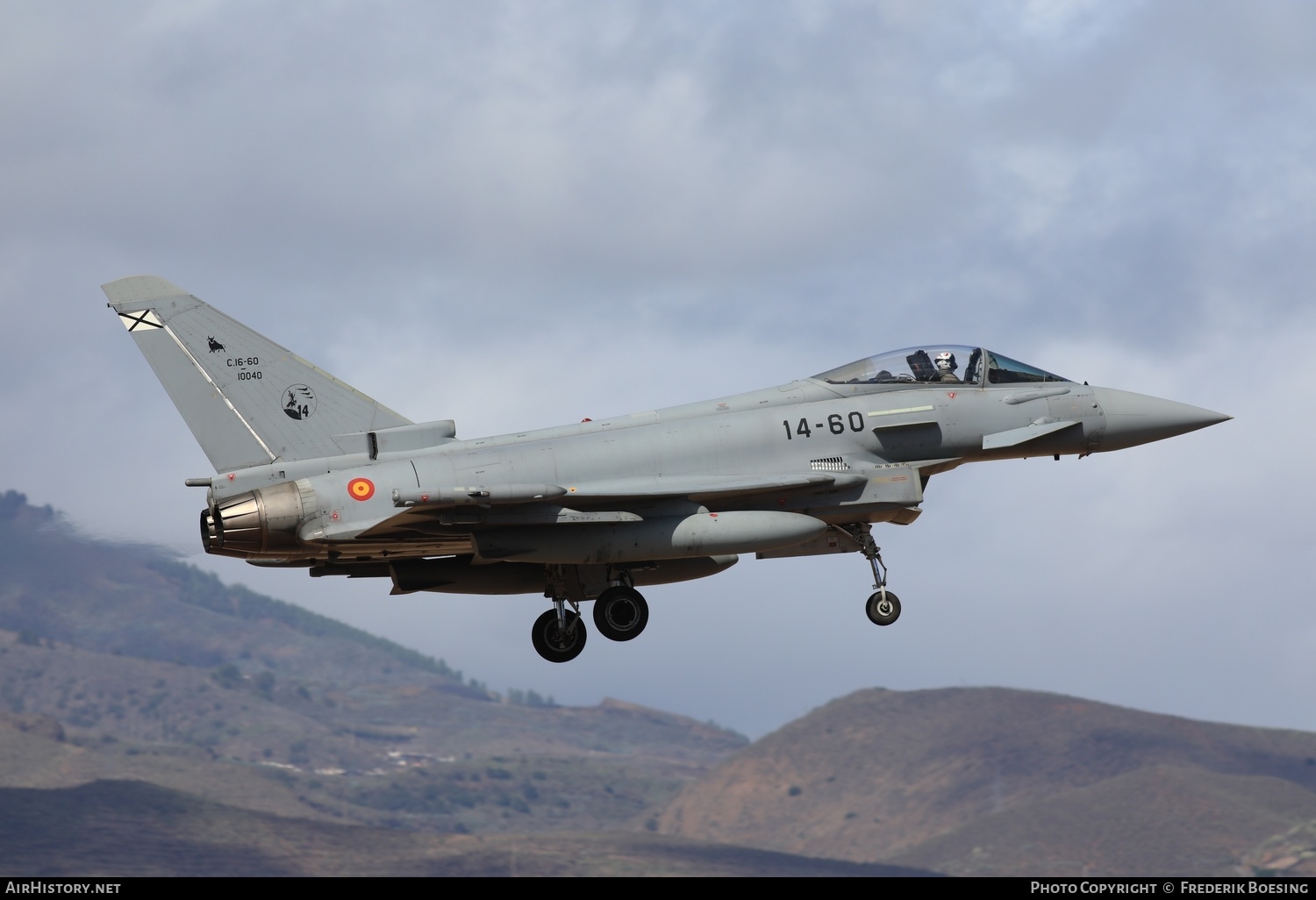 Aircraft Photo of C.16-60 | Eurofighter EF-2000 Typhoon | Spain - Air Force | AirHistory.net #616171