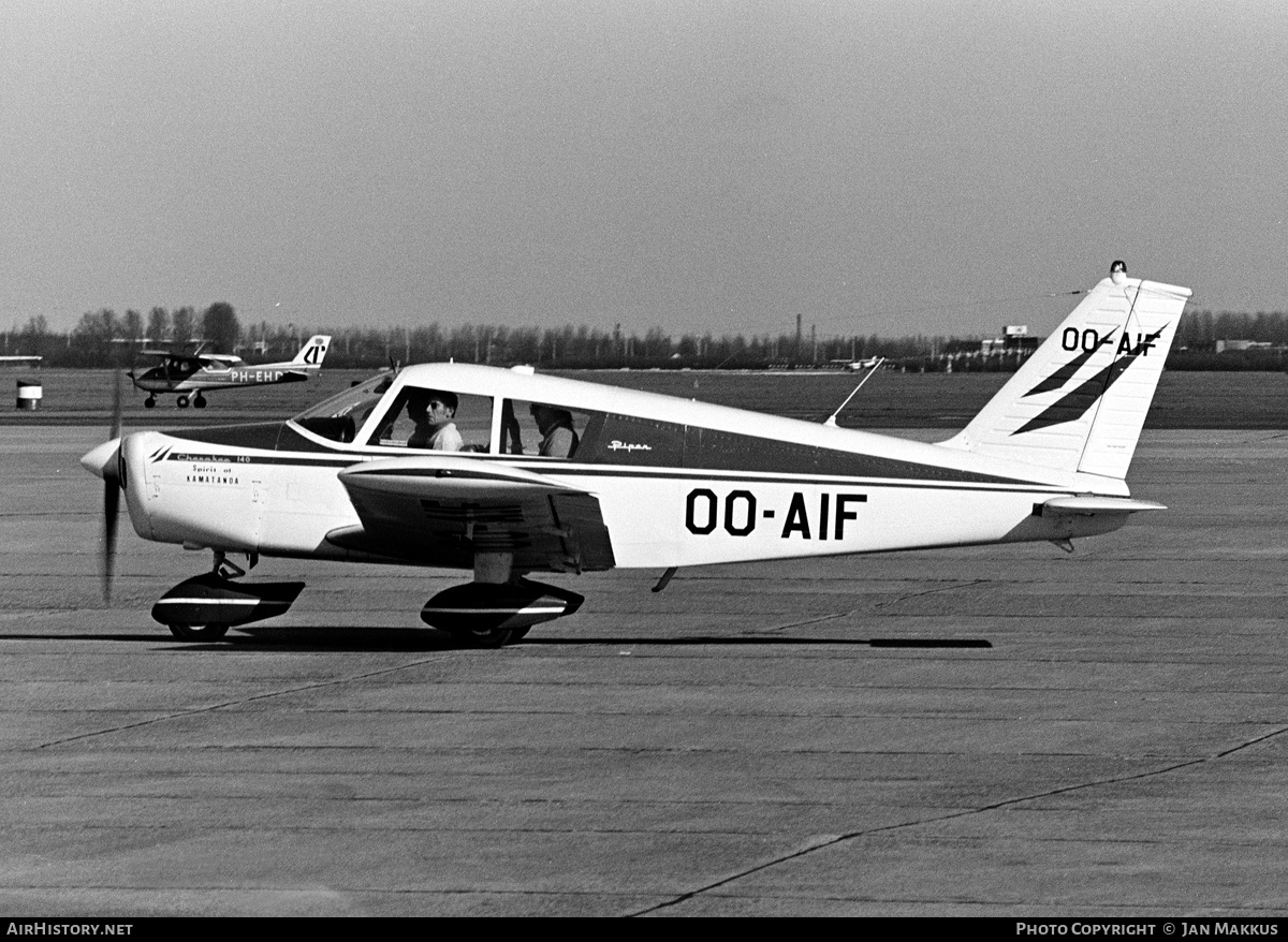 Aircraft Photo of OO-AIF | Piper PA-28-140 Cherokee | AirHistory.net #616212