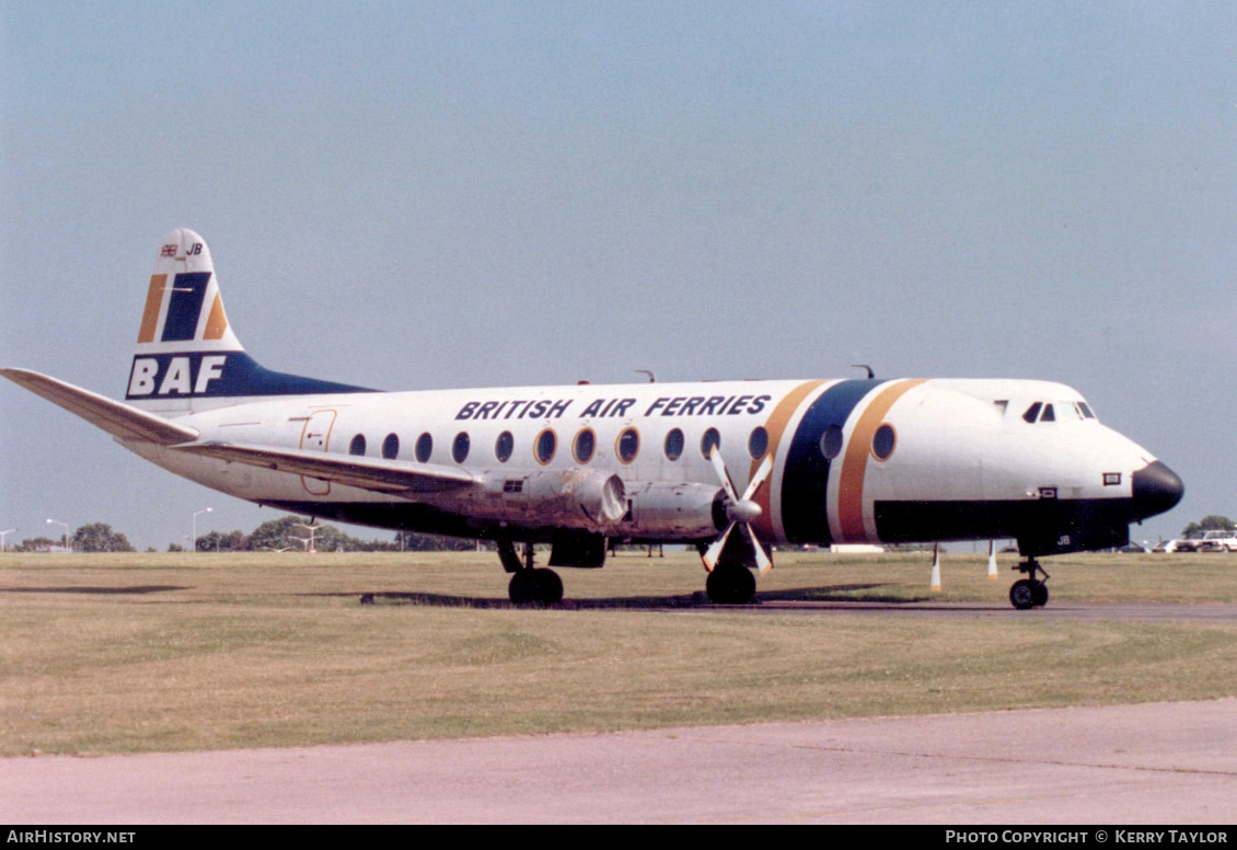 Aircraft Photo of G-AVJB | Vickers 815 Viscount | British Air Ferries - BAF | AirHistory.net #616213