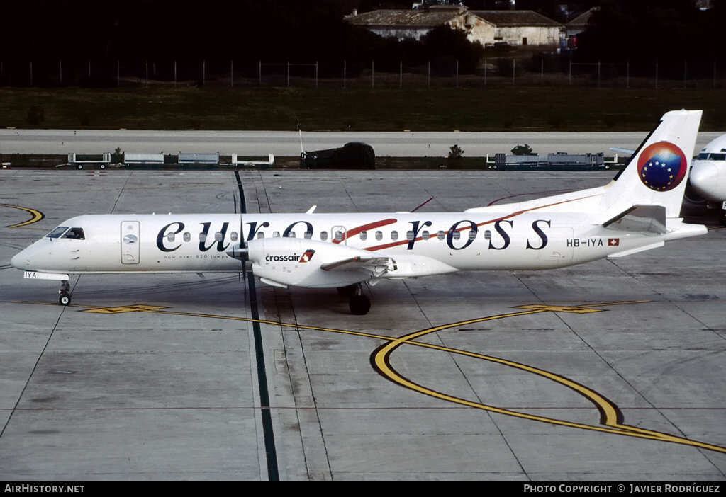 Aircraft Photo of HB-IYA | Saab 2000 | Crossair | AirHistory.net #616238