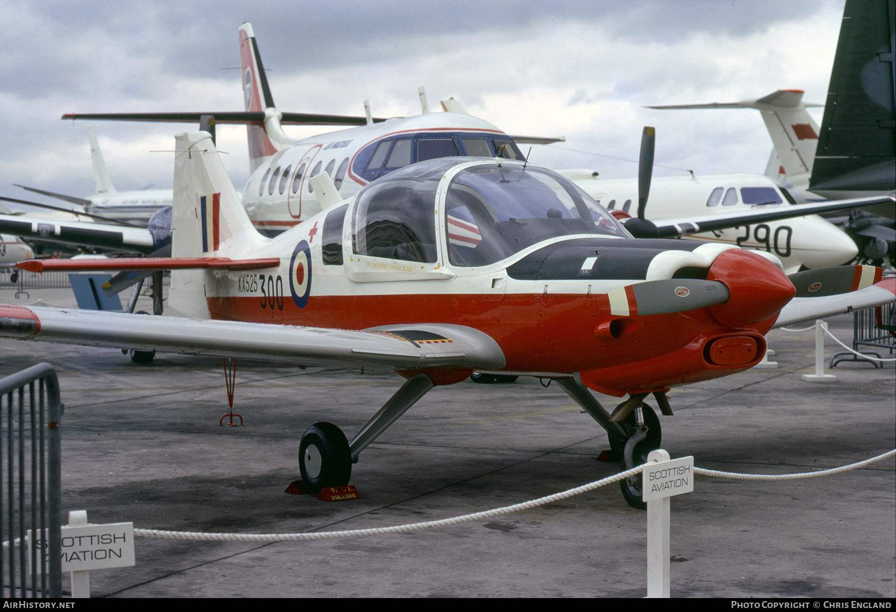 Aircraft Photo of XX525 | Scottish Aviation Bulldog T1 | UK - Air Force | AirHistory.net #616248
