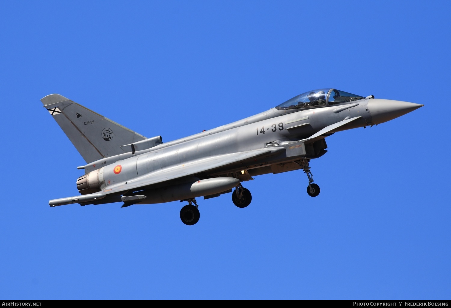 Aircraft Photo of C.16-39 | Eurofighter EF-2000 Typhoon S | Spain - Air Force | AirHistory.net #616266