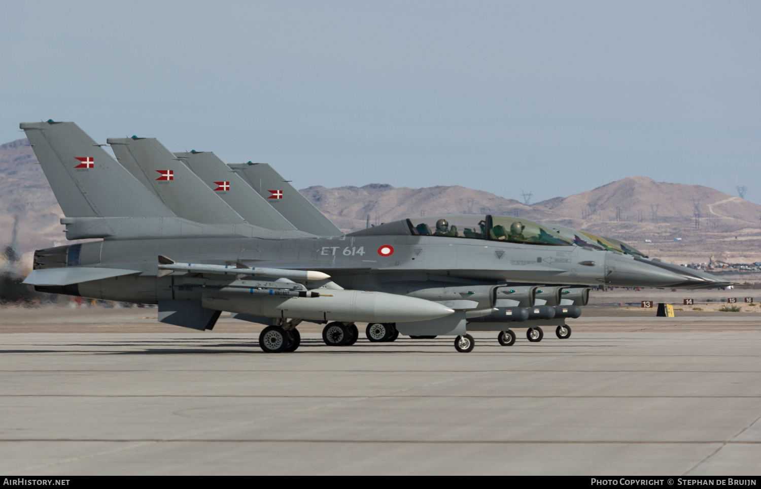 Aircraft Photo of ET-614 | General Dynamics F-16BM Fighting Falcon | Denmark - Air Force | AirHistory.net #616291