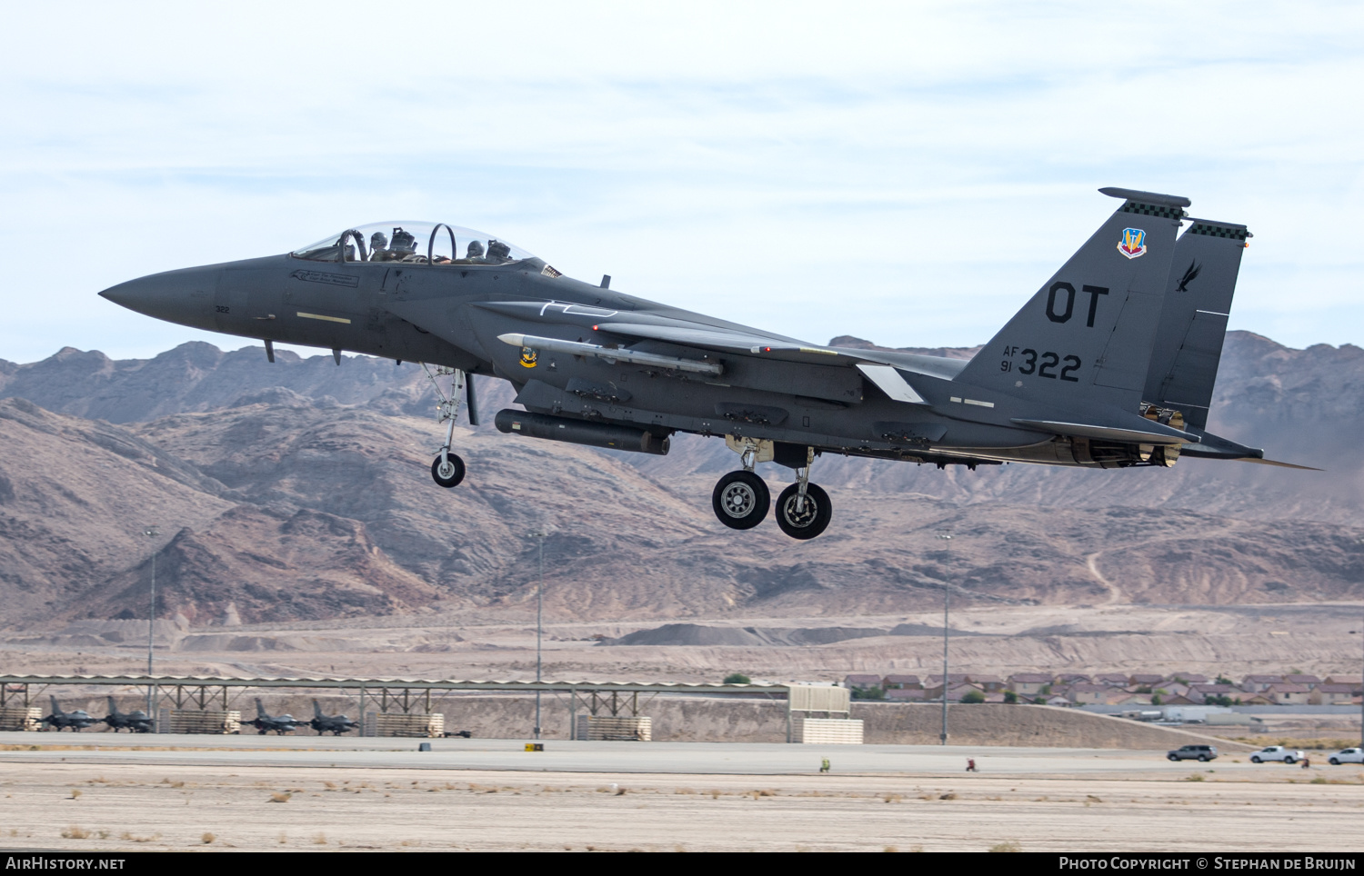 Aircraft Photo of 91-0322 / AF91-322 | Boeing F-15E Strike Eagle | USA - Air Force | AirHistory.net #616301