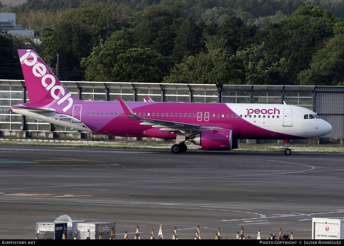 Aircraft Photo of JA205P | Airbus A320-251N | Peach Aviation | AirHistory.net #616315