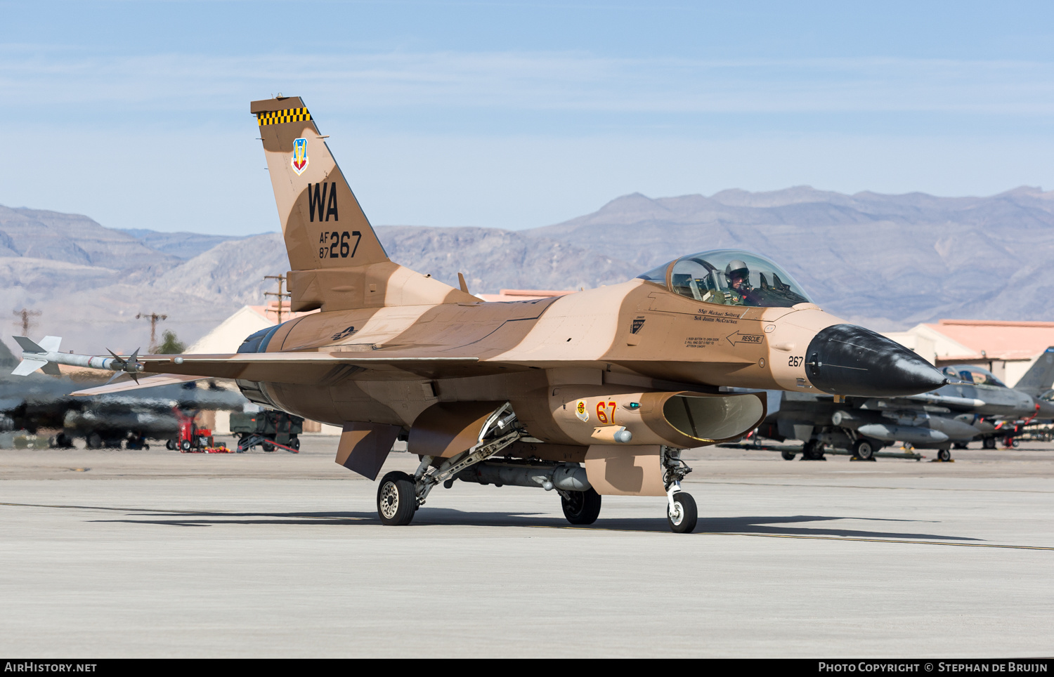 Aircraft Photo of 87-0267 / AF87-267 | General Dynamics F-16C Fighting Falcon | USA - Air Force | AirHistory.net #616322