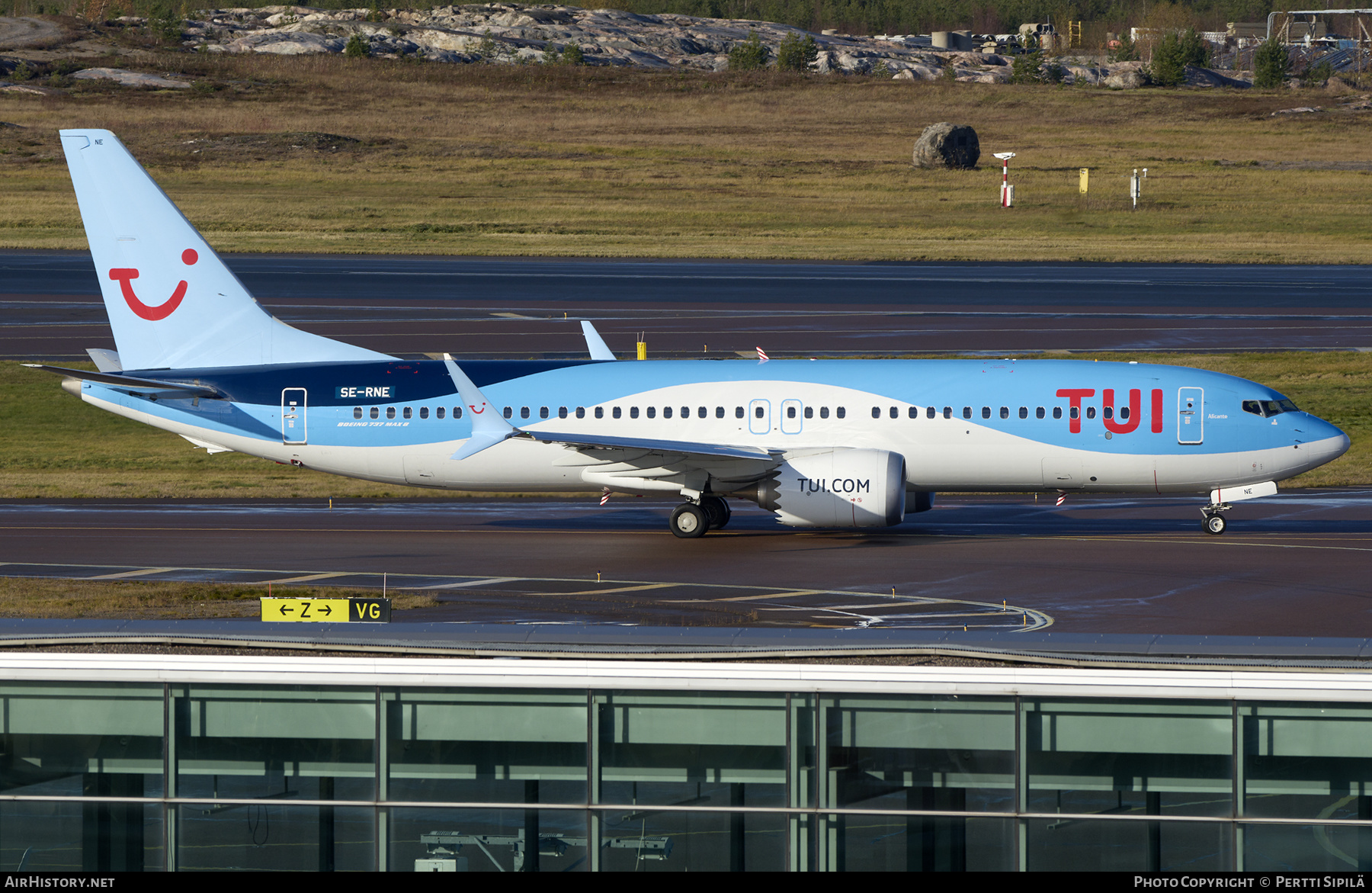 Aircraft Photo of SE-RNE | Boeing 737-8 Max 8 | TUI | AirHistory.net #616332