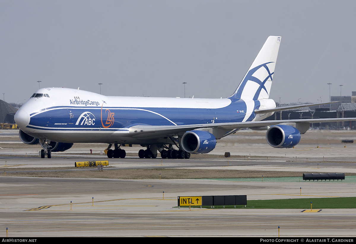 Aircraft Photo of VQ-BFE | Boeing 747-83QF/SCD | ABC - AirBridgeCargo Airlines | AirHistory.net #616335