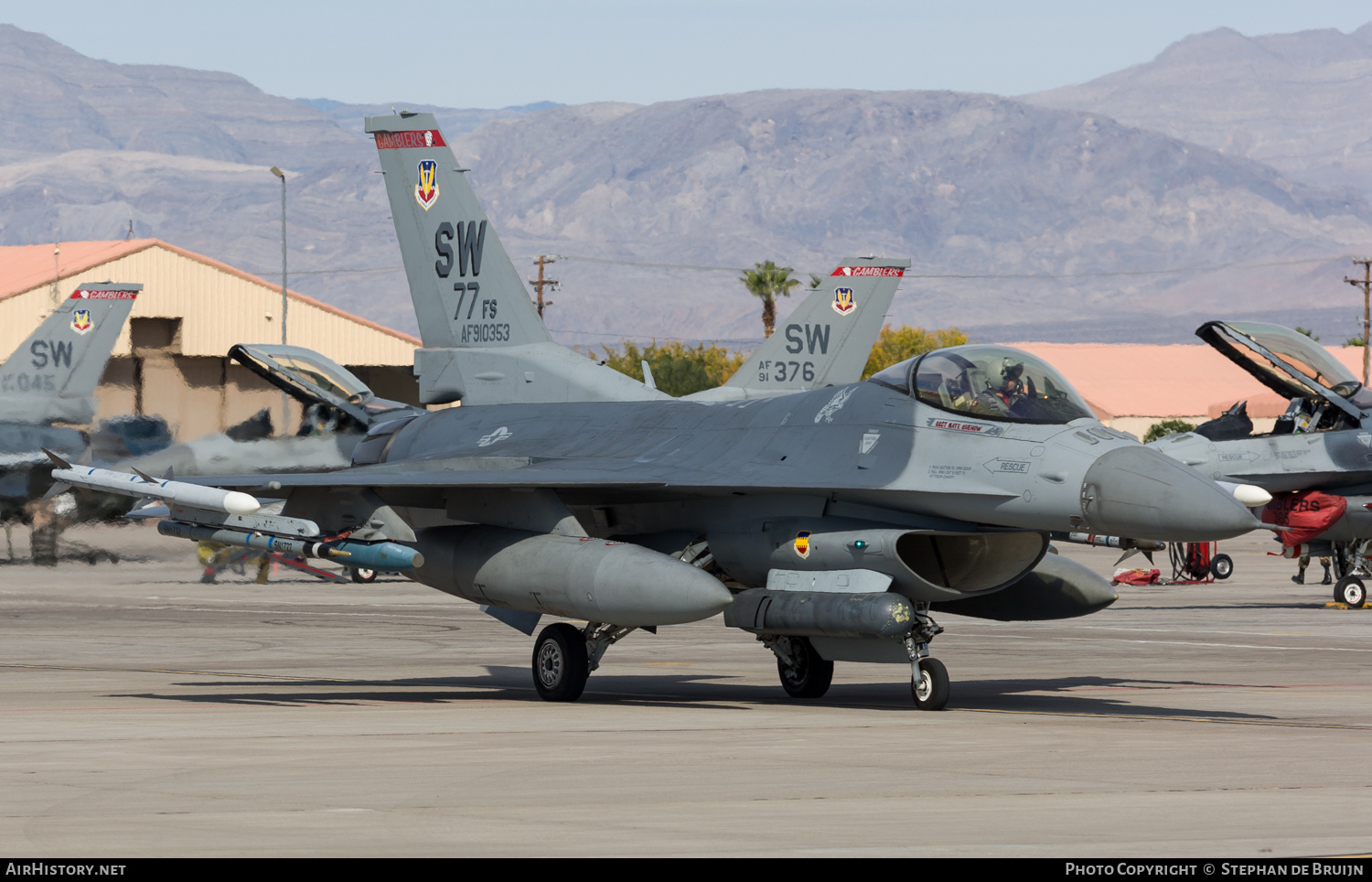 Aircraft Photo of 91-0353 / AF910353 | General Dynamics F-16C Fighting Falcon | USA - Air Force | AirHistory.net #616336