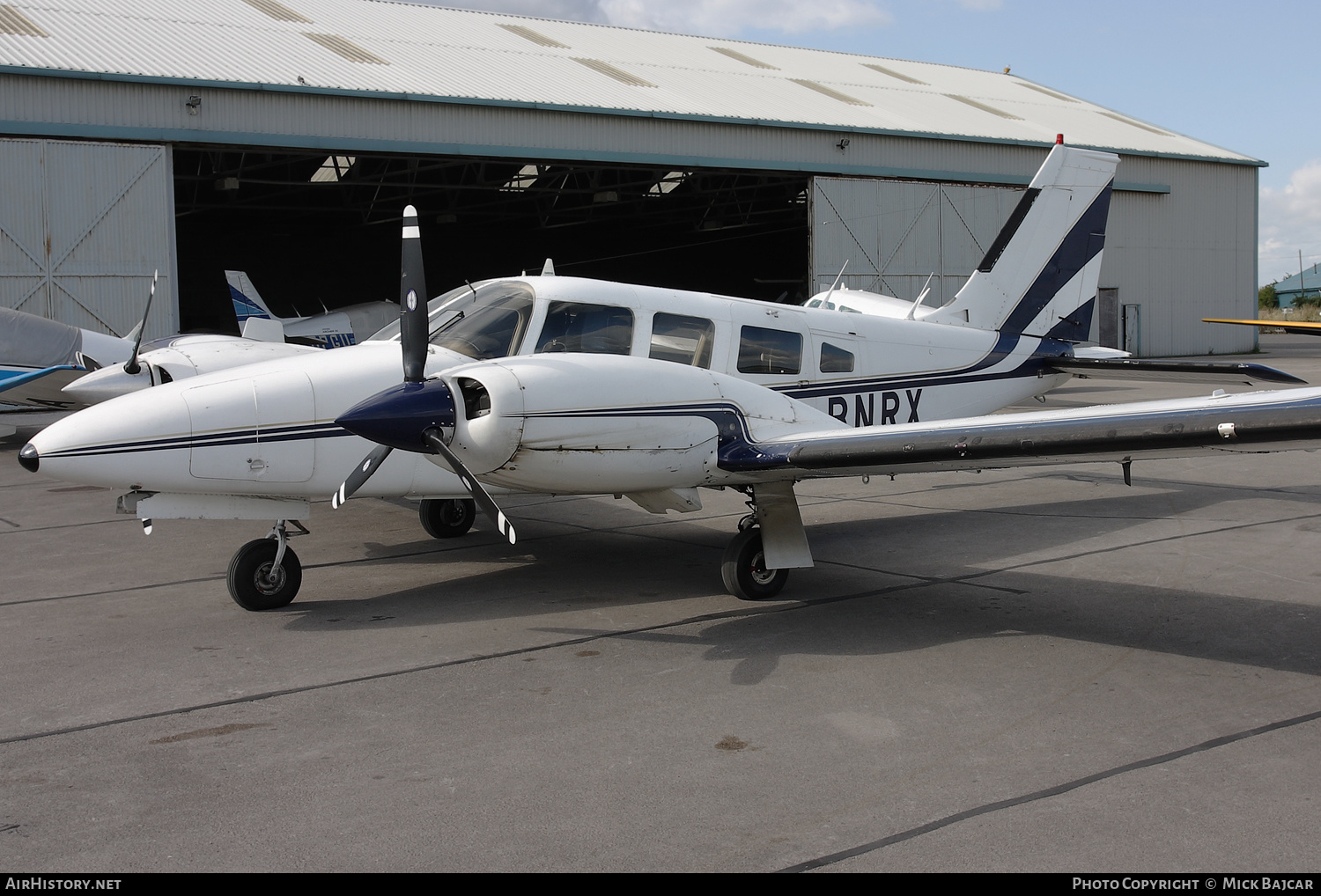 Aircraft Photo of G-BNRX | Piper PA-34-200T Seneca II | AirHistory.net #616360