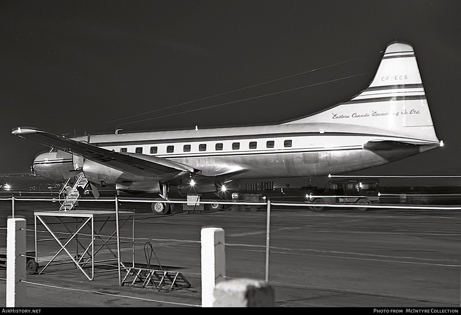 Aircraft Photo of CF-ECS | Convair 340-38 | Eastern Canada Stevedoring | AirHistory.net #616379
