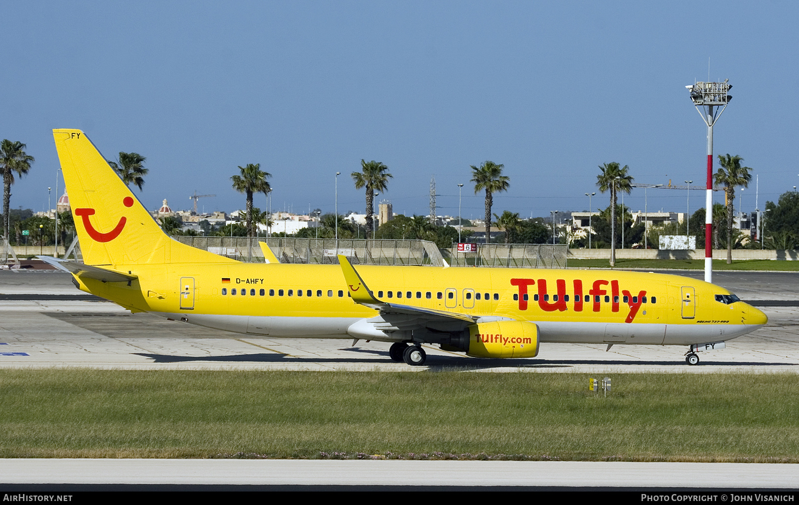 Aircraft Photo of D-AHFY | Boeing 737-8K5 | TUIfly | AirHistory.net #616385