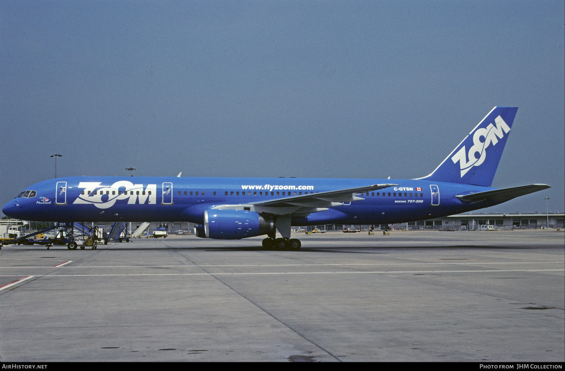 Aircraft Photo of C-GTSN | Boeing 757-28A | Zoom Airlines | AirHistory.net #616392