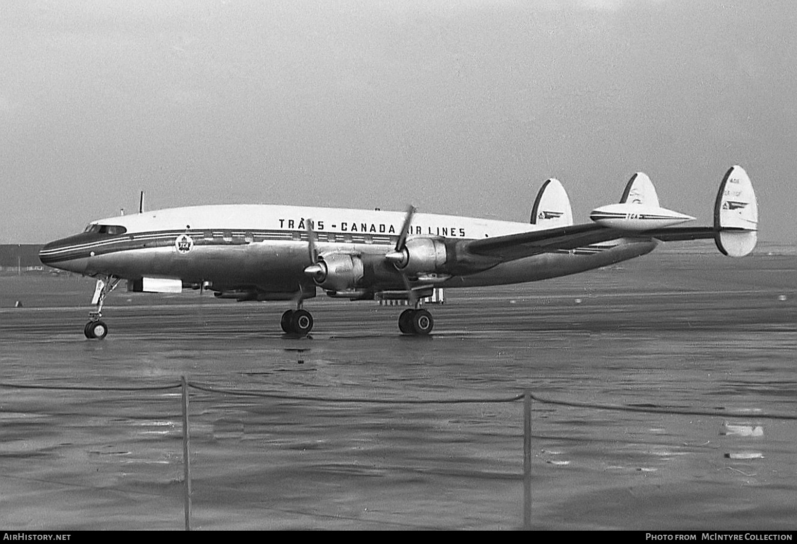 Aircraft Photo of CF-TGF | Lockheed L-1049G Super Constellation | Trans-Canada Air Lines - TCA | AirHistory.net #616398