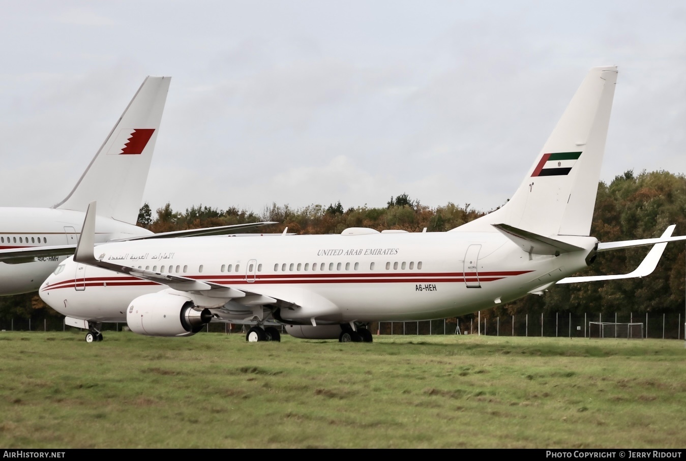 Aircraft Photo of A6-HEH | Boeing 737-8AJ BBJ2 | United Arab Emirates Government | AirHistory.net #616413