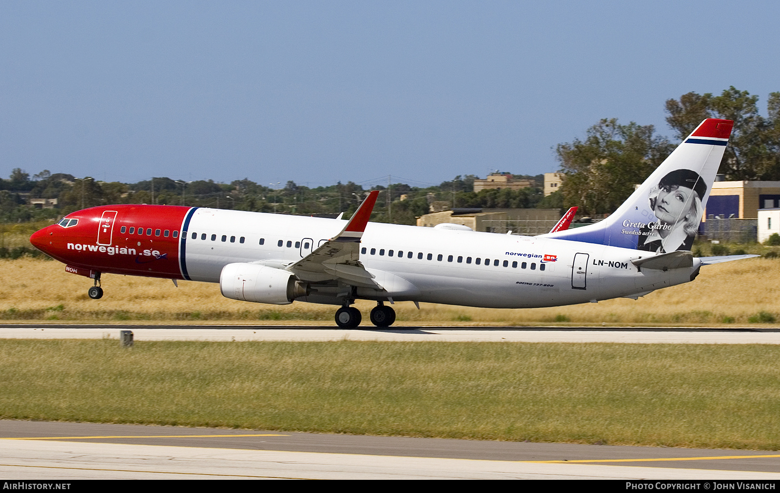 Aircraft Photo of LN-NOM | Boeing 737-86N | Norwegian | AirHistory.net #616426