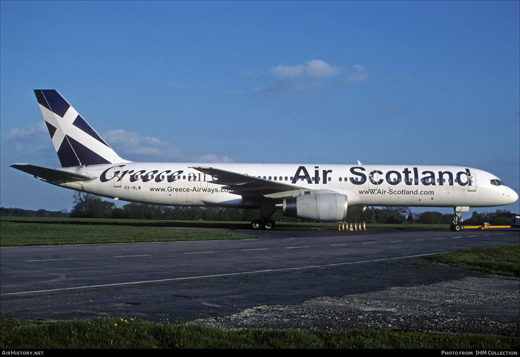 Aircraft Photo of SX-BLW | Boeing 757-236 | Air-Scotland | AirHistory.net #616440
