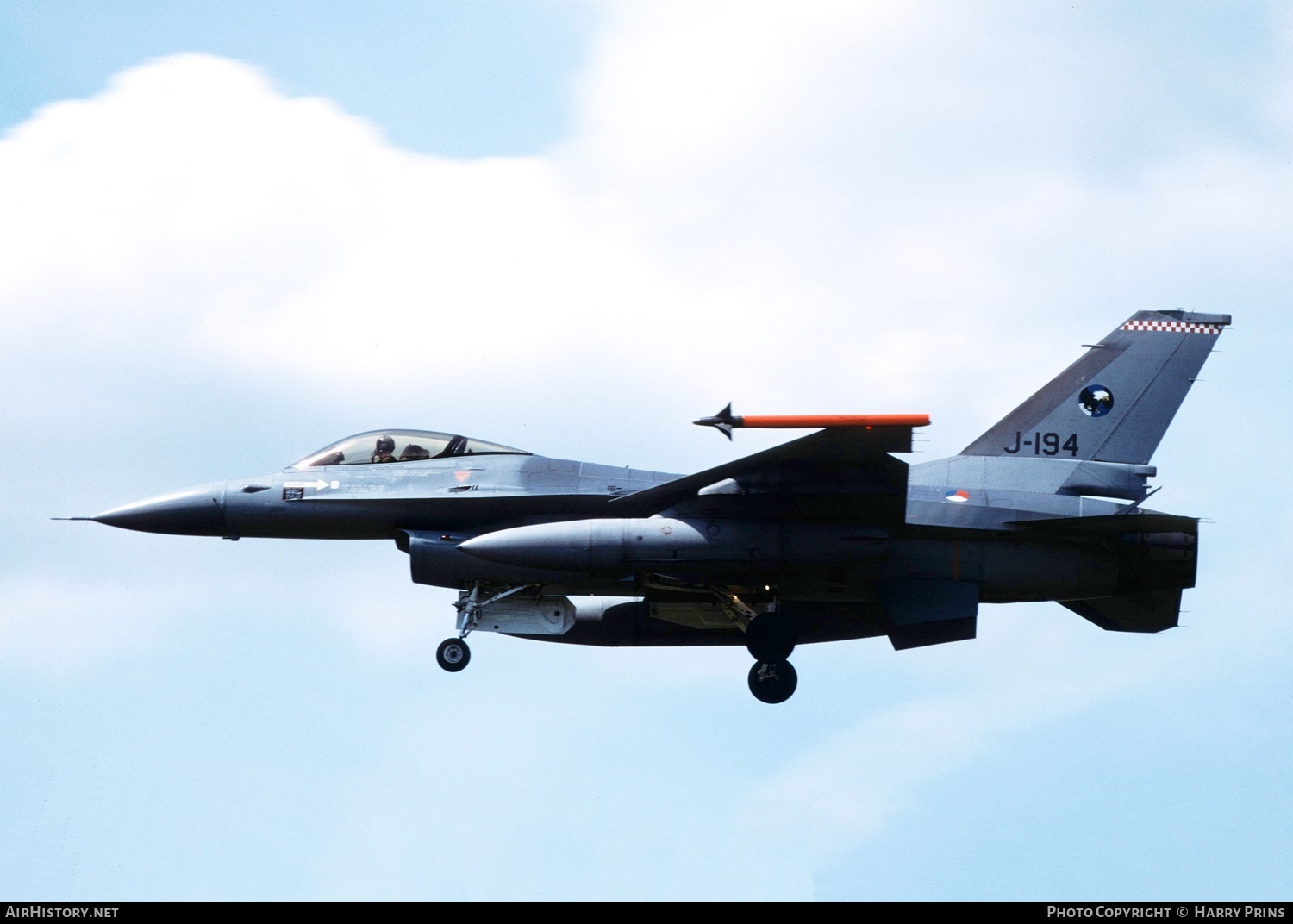 Aircraft Photo of J-194 | General Dynamics F-16A Fighting Falcon | Netherlands - Air Force | AirHistory.net #616463
