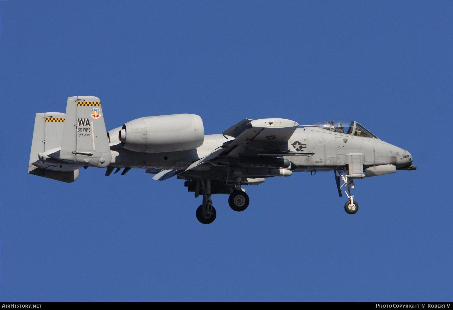 Aircraft Photo of 81-0958 / AF810958 | Fairchild A-10A Thunderbolt II | USA - Air Force | AirHistory.net #616479