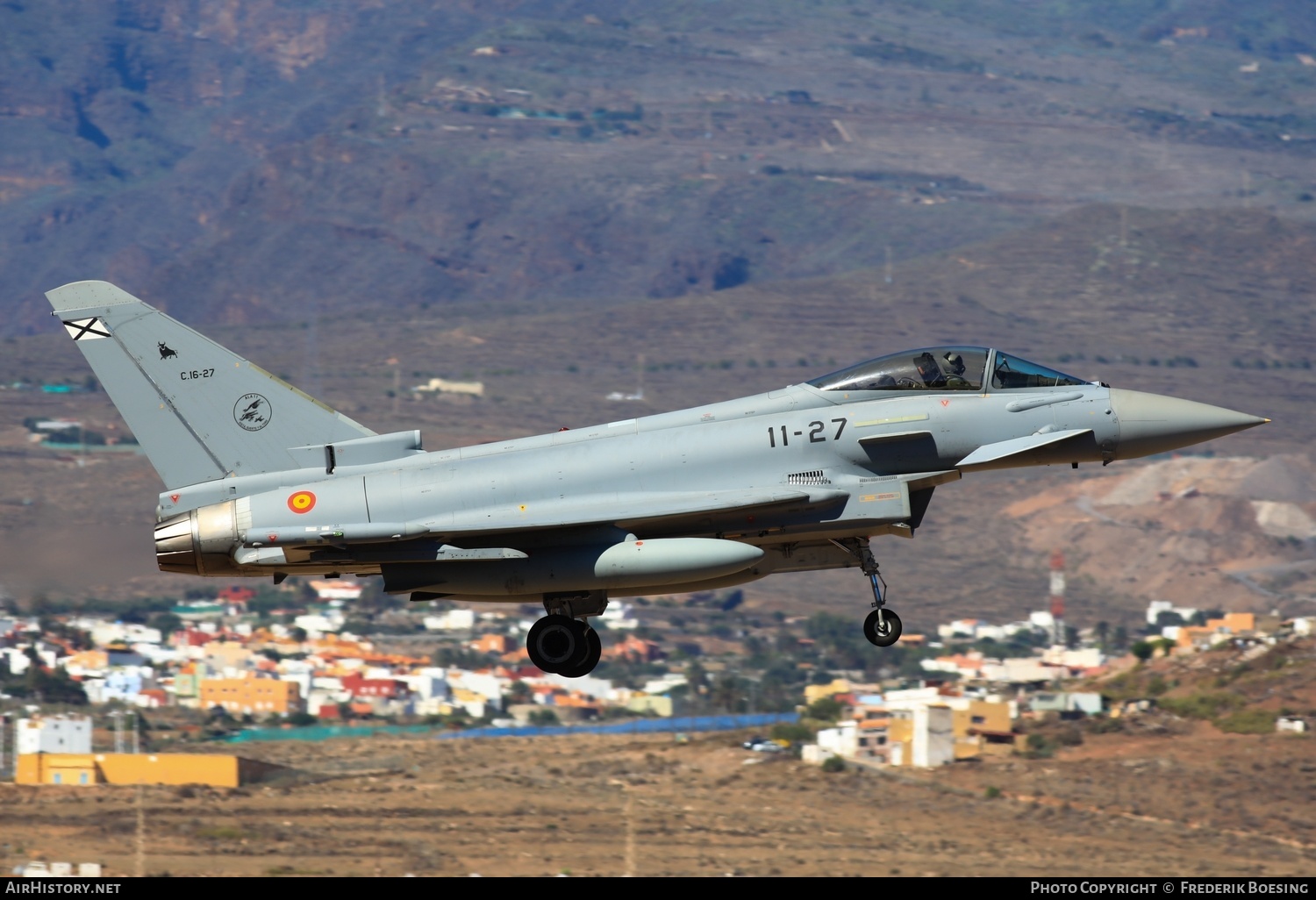 Aircraft Photo of C16-27 | Eurofighter EF-2000 Typhoon ... | Spain - Air Force | AirHistory.net #616483
