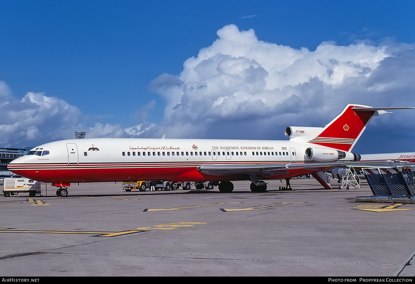 Aircraft Photo of JY-HNH | Boeing 727-2U5/Adv | Hashemite Kingdom of Jordan | AirHistory.net #616502