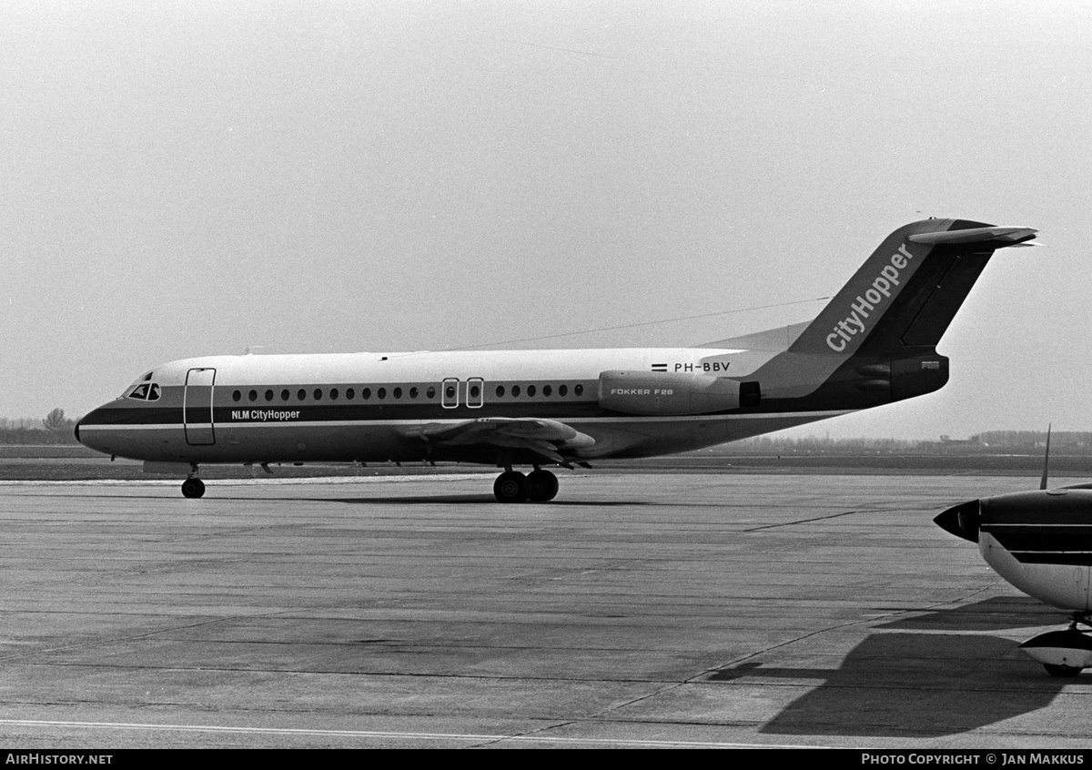 Aircraft Photo of PH-BBV | Fokker F28-4000 Fellowship | NLM Cityhopper | AirHistory.net #616514